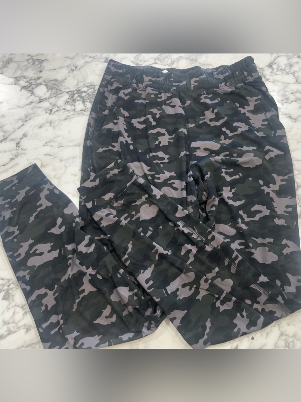 Womens Fabletics Camo Joggers size medium